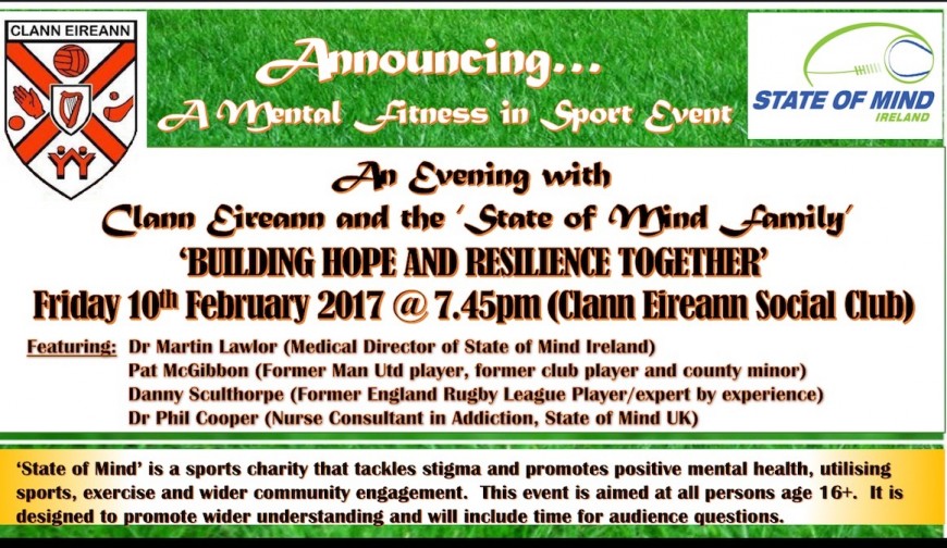 An Evening with Clann Eireann and the 'State of Mind Family'